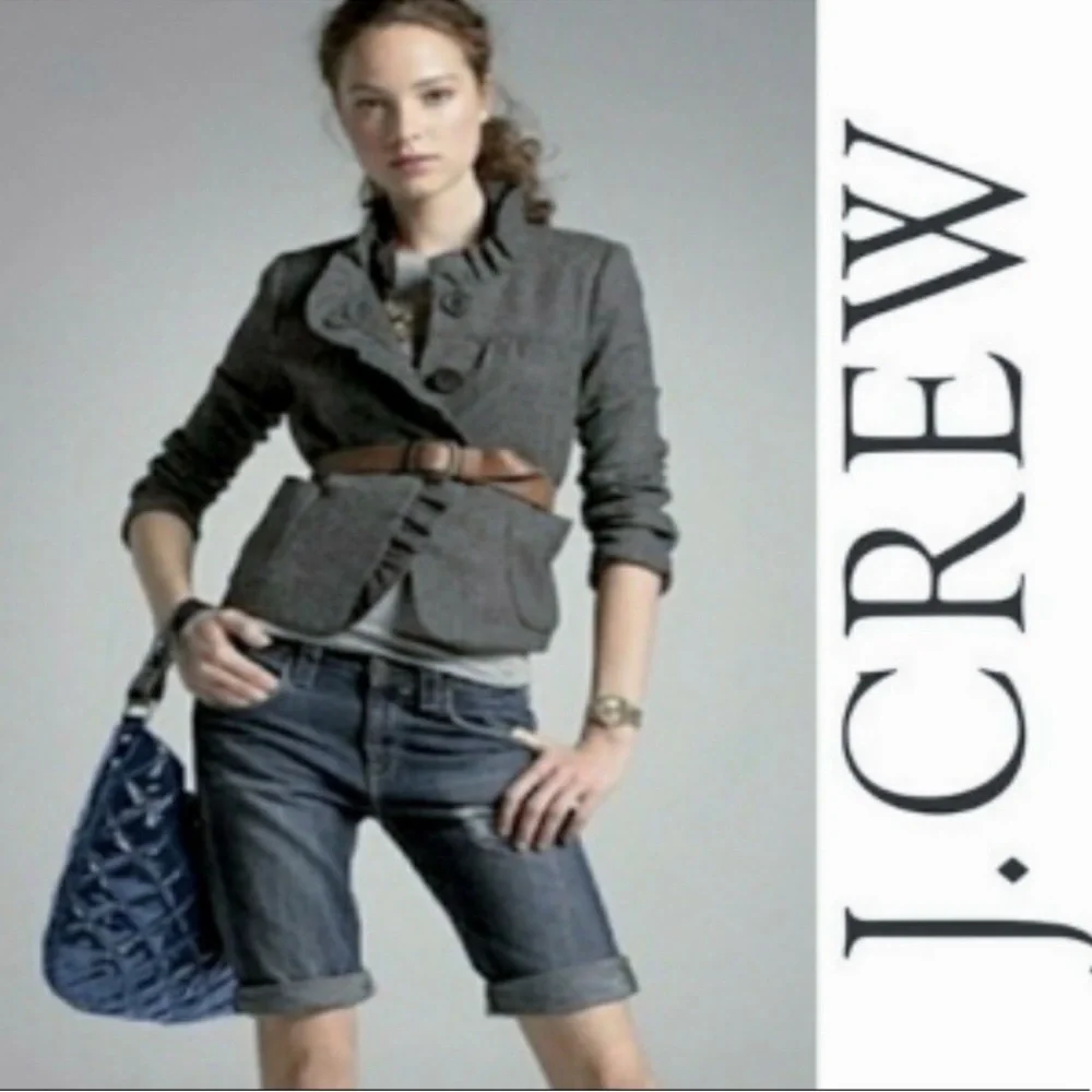 J. Crew Charcoal Fiona Jacket